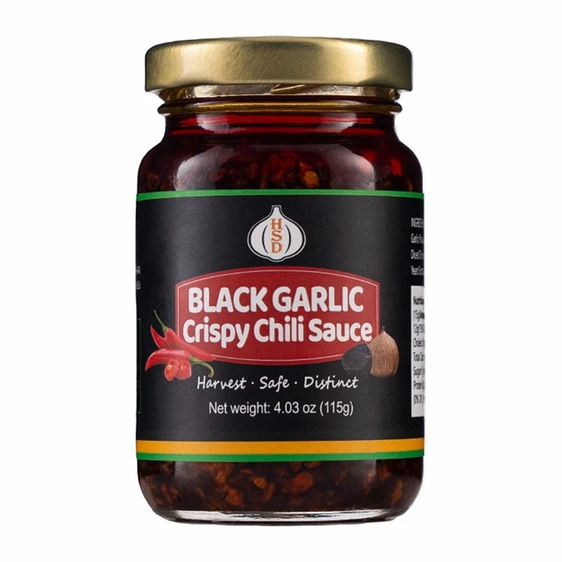 Salsa Di Peperoncino Croccante All'aglio Nero
